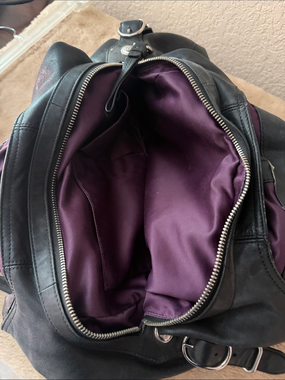 Coach hobo bag leather 3734 - Picture 7 of 9